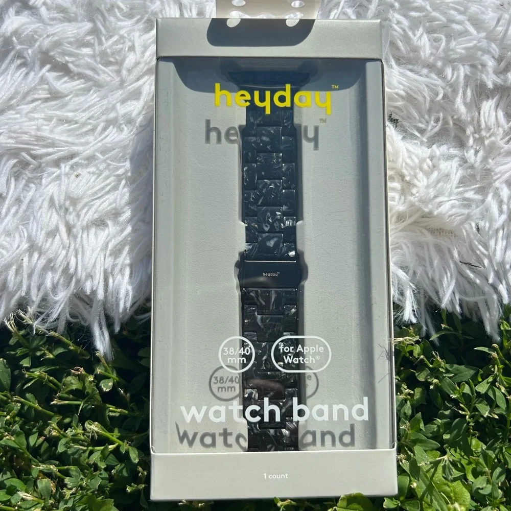 Heyday Apple Watch Band Black Tortoise Shell 38 mm or 40 mm New in package!